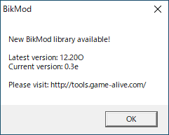 BikModのバージョンチェック
